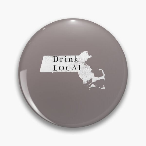 Item preview, Distressed Massachusetts Drink Local Design designed and sold by Angela Mello.
