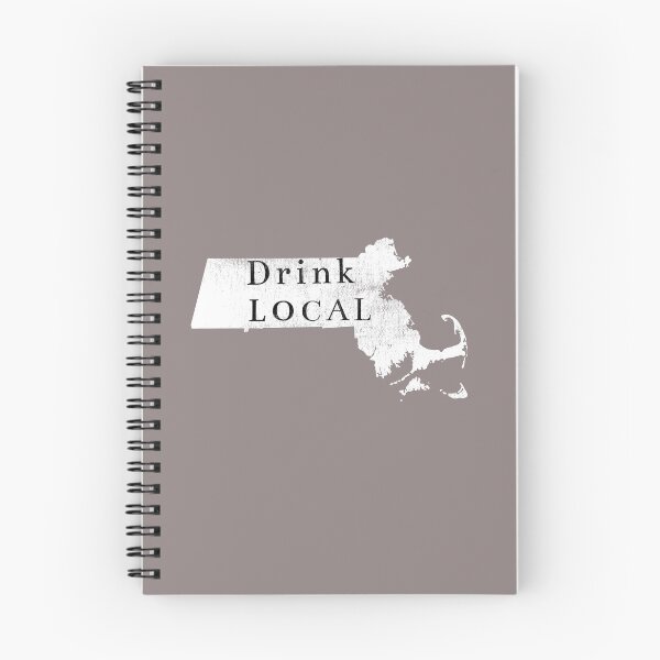 Item preview, Distressed Massachusetts Drink Local Design designed and sold by Angela Mello.