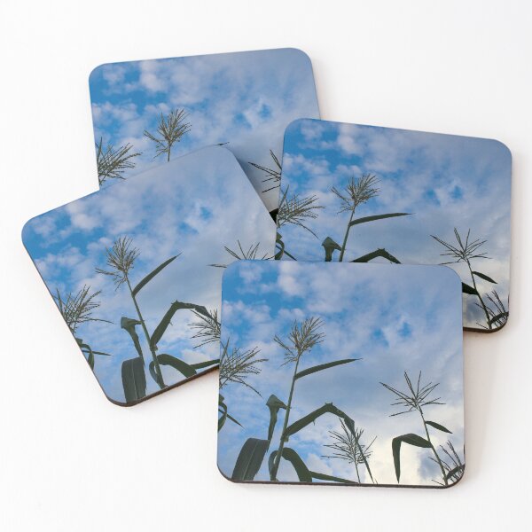 Item preview, Tassel corns opposite the semi-cloudy sky designed and sold by Mahirov Shop.
