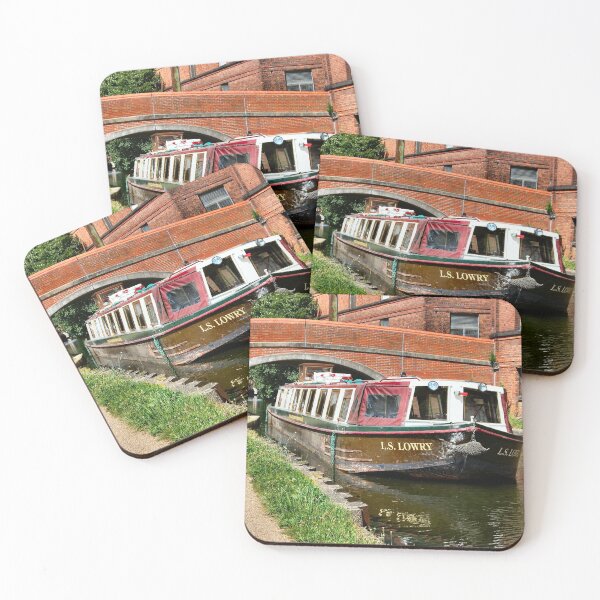 Item preview, CANAL BOAT ON THE LEEDS-LIVERPOOL CANAL   3 . designed and sold by ronsaunders47.