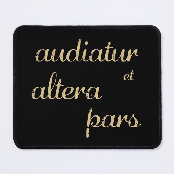 Item preview, AUDIATUR ET ALTERA PARS - Hear the other side too designed and sold by un-artiges.