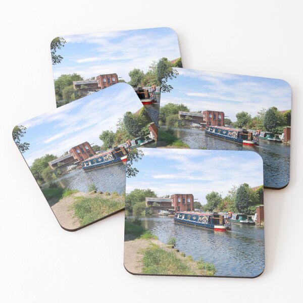 Item preview, CANAL BOAT ON THE LEEDS-LIVERPOOL CANAL   2 . designed and sold by ronsaunders47.