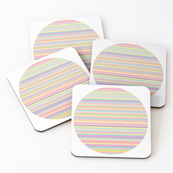 Item preview, Circle with pastel stripes pattern - horizontal designed and sold by greatnorris.
