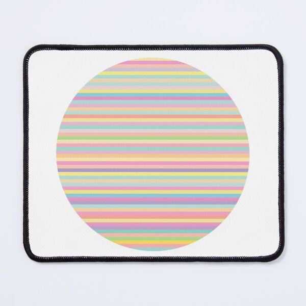 Item preview, Circle with pastel stripes pattern - horizontal designed and sold by greatnorris.