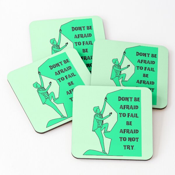 Item preview, Don't be afraid to fail be afraid to not try designed and sold by Boleirov.