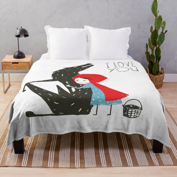 Item preview, Little red riding hood loves black wolf designed and sold by HichamMissiame.