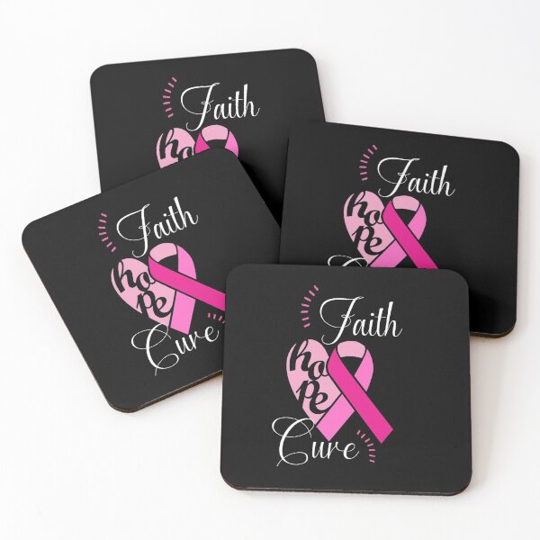 Item preview, Faith Hope Cure | In October We Wear Pink | Nobody Fights Alone designed and sold by DigitalGemShop.