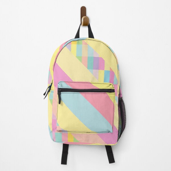 Item preview, Sloped stripes pastel pattern - pastel rectangles designed and sold by greatnorris.
