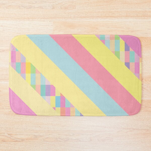 Item preview, Sloped stripes pastel pattern - pastel rectangles designed and sold by greatnorris.