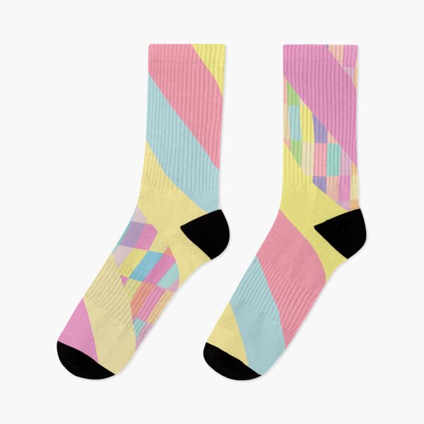 Item preview, Sloped stripes pastel pattern - pastel rectangles designed and sold by greatnorris.