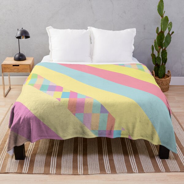Item preview, Sloped stripes pastel pattern - pastel rectangles designed and sold by greatnorris.
