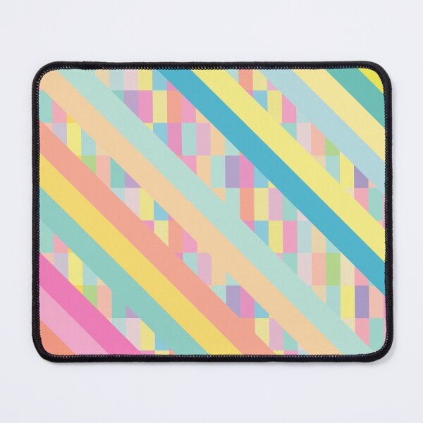 Item preview, Sloped stripes pastel pattern - pastel rectangles designed and sold by greatnorris.