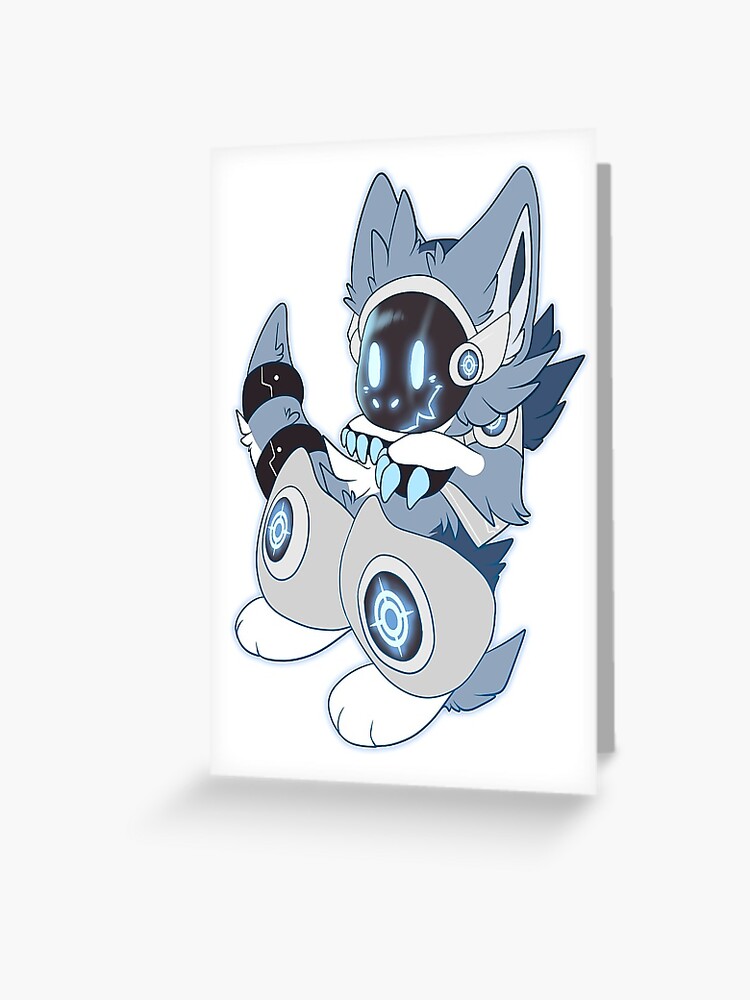 Protogen Mask | Greeting Card