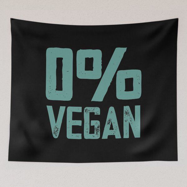 Item preview, Funny 0% Vegan  designed and sold by PeachesMommy.