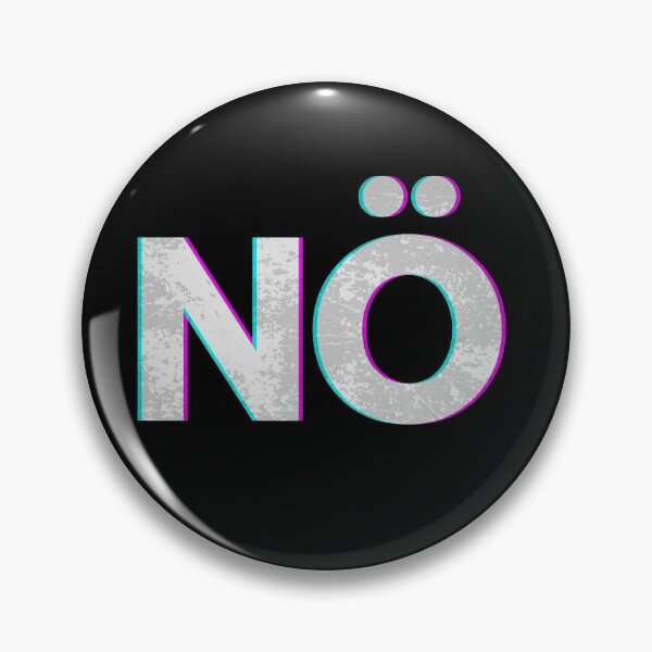 Item preview, NÖ // Just the short form of the word NO // Statement Text Design designed and sold by ONLY-E-DE.