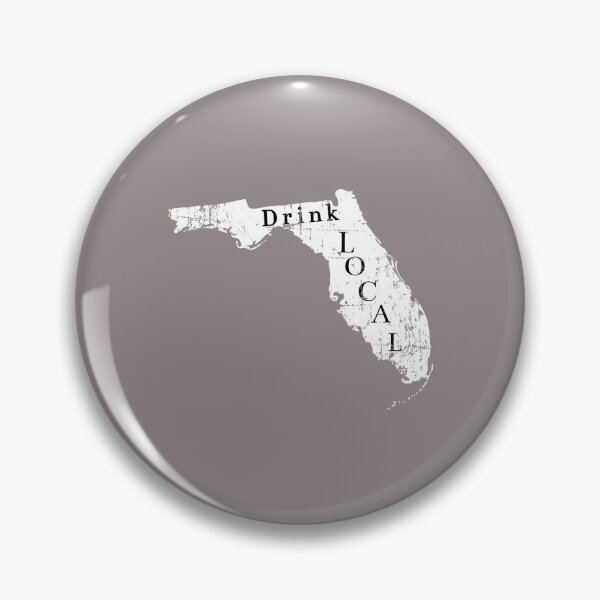 Item preview, Distressed Florida Drink Local Design designed and sold by Angela Mello.