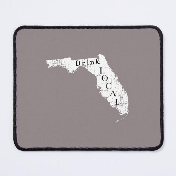 Item preview, Distressed Florida Drink Local Design designed and sold by Angela Mello.