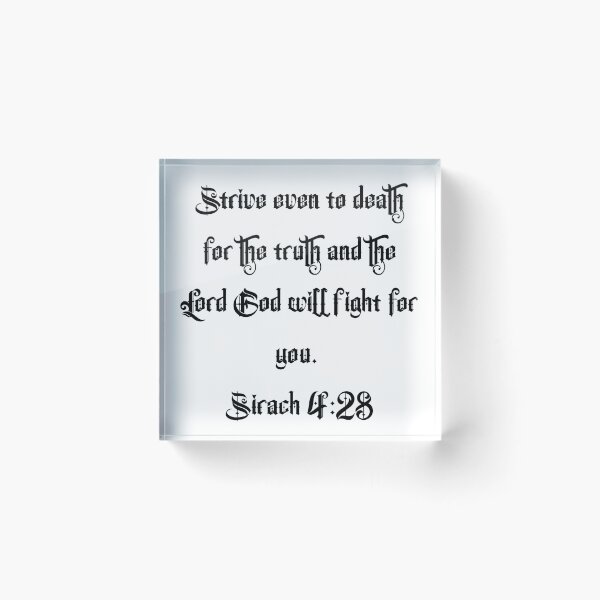 Item preview, Sirach 4:28 designed and sold by sanerevolution.