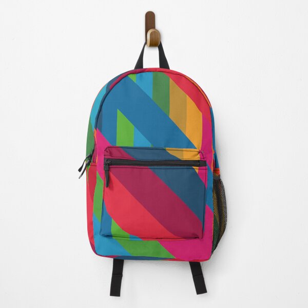 Item preview, colorful sloped pattern - sloped stripes - vertical stripes designed and sold by greatnorris.