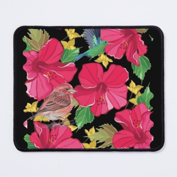 Item preview, Jungle tropical flower and bird pattern designed and sold by SKMAXX.