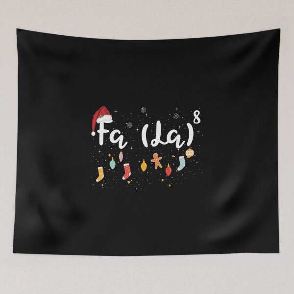 Item preview, Fa (La)8 Funny Christmas Santa Fa La Math Teacher designed and sold by ELAB27.