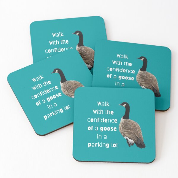 Item preview, walk with the confidence of a goose designed and sold by InkThinkArt.