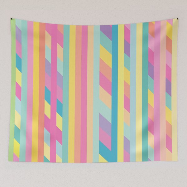 Item preview, sloped pastel pattern - vertical stripes designed and sold by greatnorris.