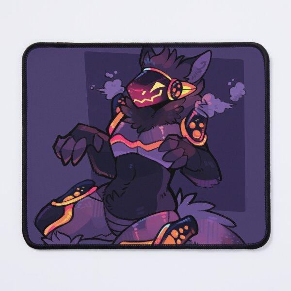 Anime Girl And Wolf Mouse Pad Computer Hd Keyboard Pad Mouse - Temu