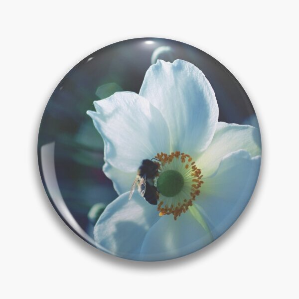 Item preview, More White Flowers with Bee - Photography designed and sold by greatnorris.