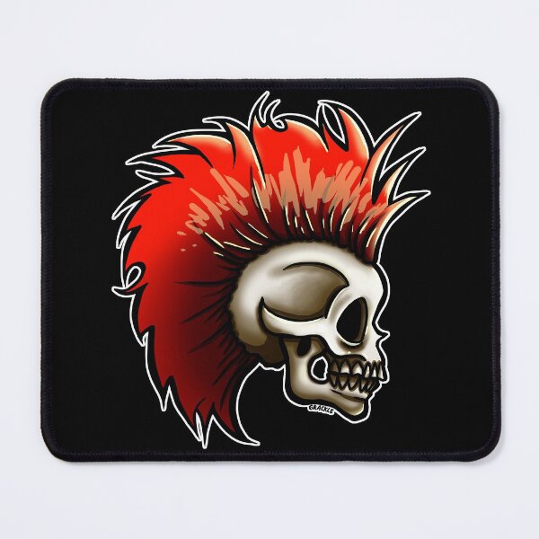 Item preview, Punk Skull (Red Version)  designed and sold by JanGrackle.