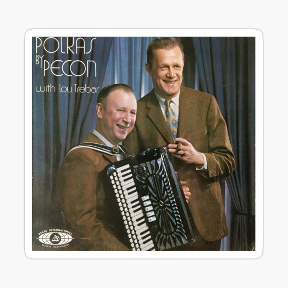 Lou Trebar, Johnny "Polkas By Pecon" cover" Canvas Print for Sale by | Redbubble