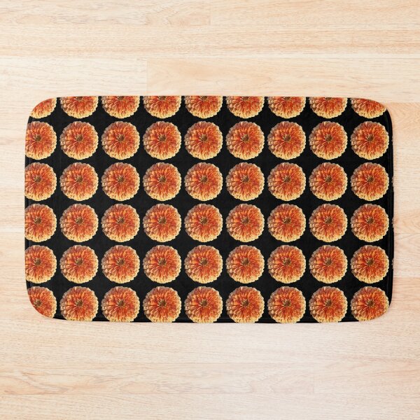 Item preview, Field Guide to Zinnias, No. 4, El Dorado Peachy Orange Flower designed and sold by Kristi Duggins.