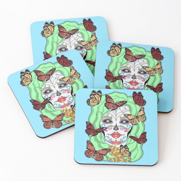 Item preview, Character Butterfly Sugar Skull  designed and sold by missmann.