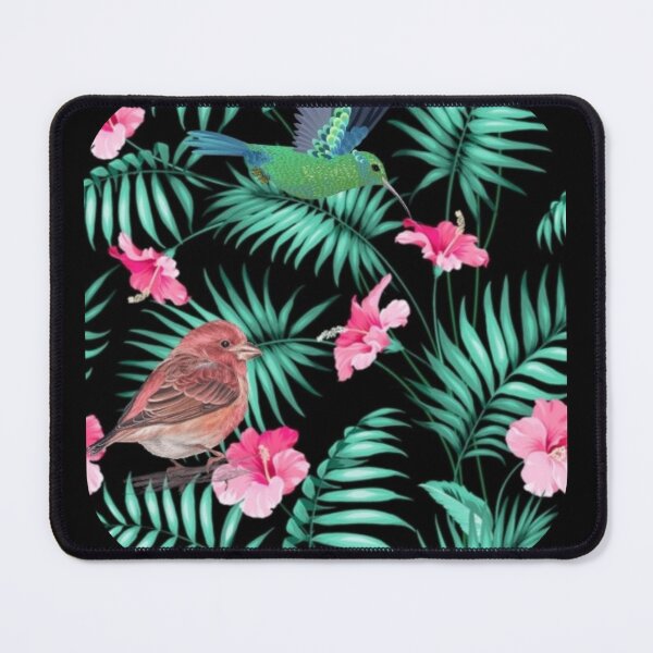 Item preview, Jungle tropical flower and bird pattern designed and sold by SKMAXX.