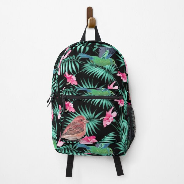 Item preview, Jungle tropical flower and bird pattern designed and sold by SKMAXX.