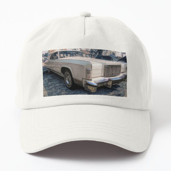 White 1976 Lincoln Continental Front Dad Hat