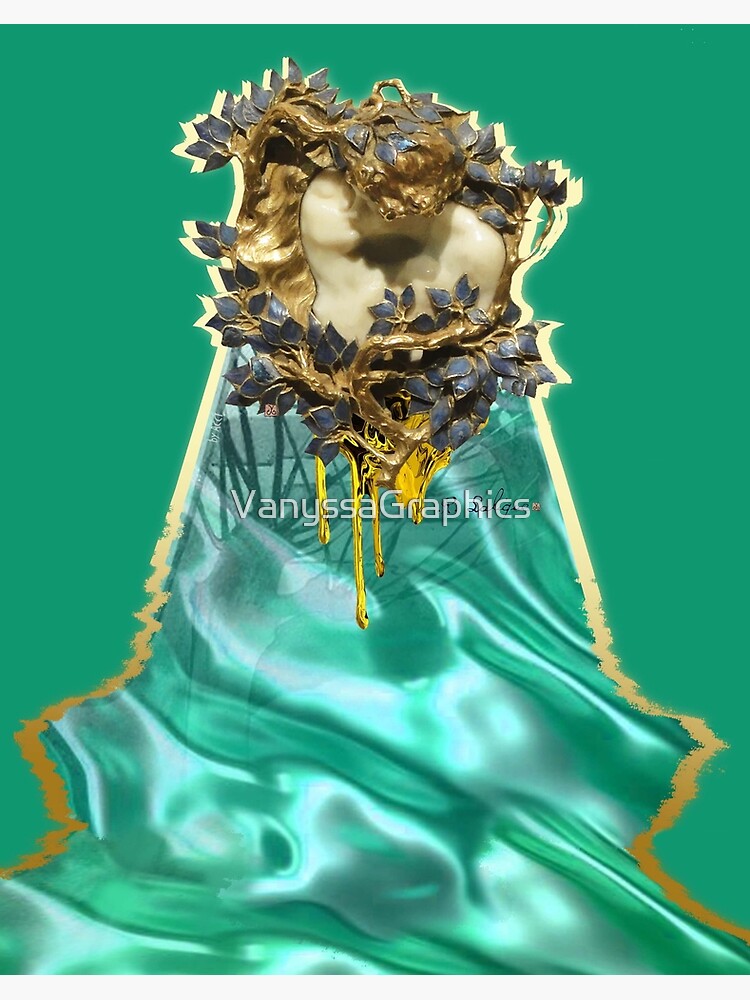 A Green Gold Love Story - Art Nouveau Melting Kiss - Rene Lalique