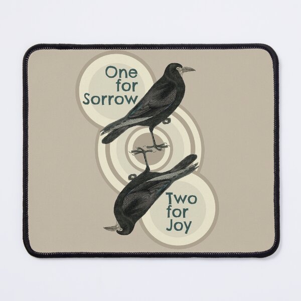 Item preview, one for sorrow two for joy designed and sold by sandpiperstudio.