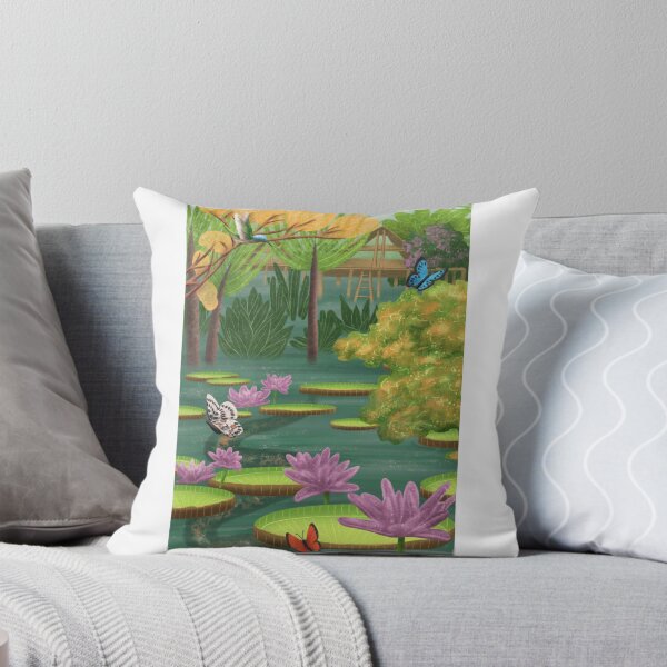 Item preview, Lotus flowers decorate my charming lake designed and sold by Animeworldnew.