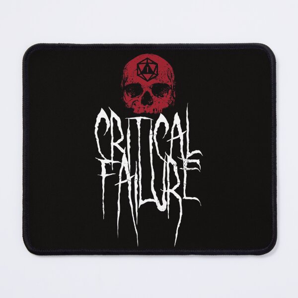 Item preview, Critical Failure RPG Skull designed and sold by DnlDesigns.
