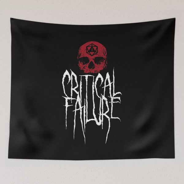 Item preview, Critical Failure RPG Skull designed and sold by DnlDesigns.