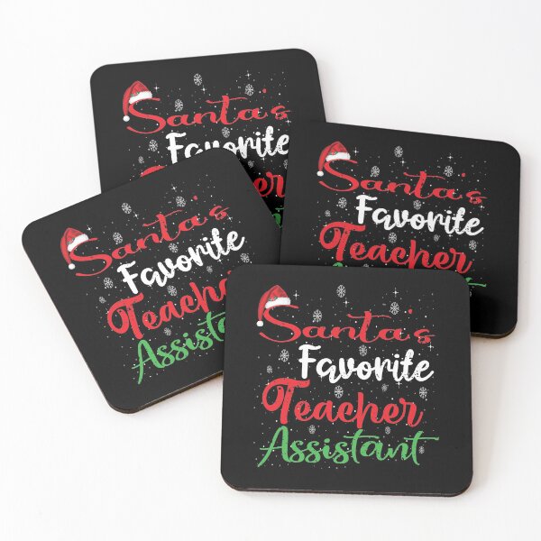 Item preview, Xmas Santa's Favorite Teacher Assistant Christmas designed and sold by ELAB27.