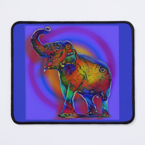 Item preview, Psychedelic Elephant Two designed and sold by TeaFairy Art.