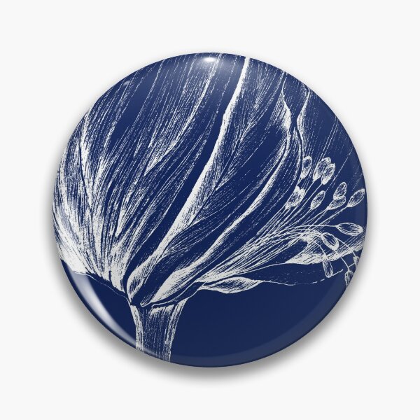 Item preview, White Tulip cyanotype designed and sold by PetitMartin.