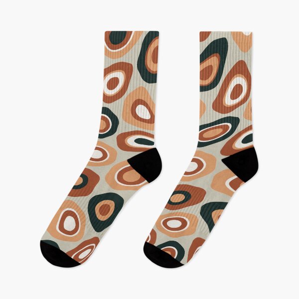 Item preview, Warped Agate Abstract Mineral Pattern in Rust and Pale Sage Earth Tones designed and sold by kierkegaard.