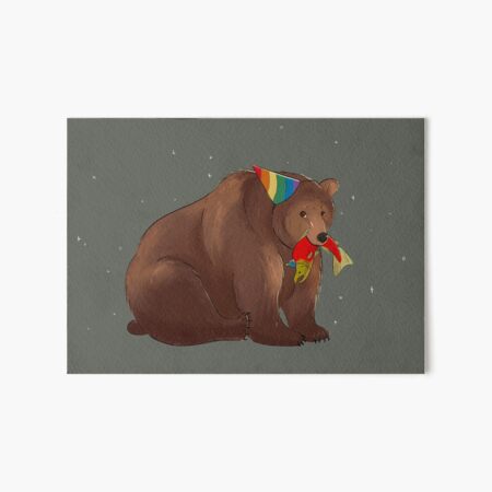 Item preview, Party Bear and Party Salmon designed and sold by InkAndSwords.