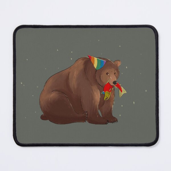 Item preview, Party Bear and Party Salmon designed and sold by InkAndSwords.