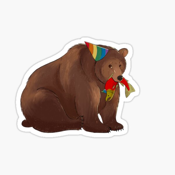 Grizzly Bear Stickers for Sale