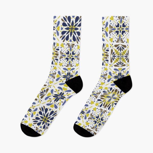 Item preview, Retro Morocco - yellow & blue pattern designed and sold by BiancaPrintShop.