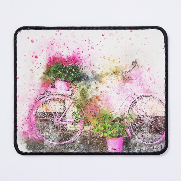 Item preview, Retro pink bicycle designed and sold by NoahDea.